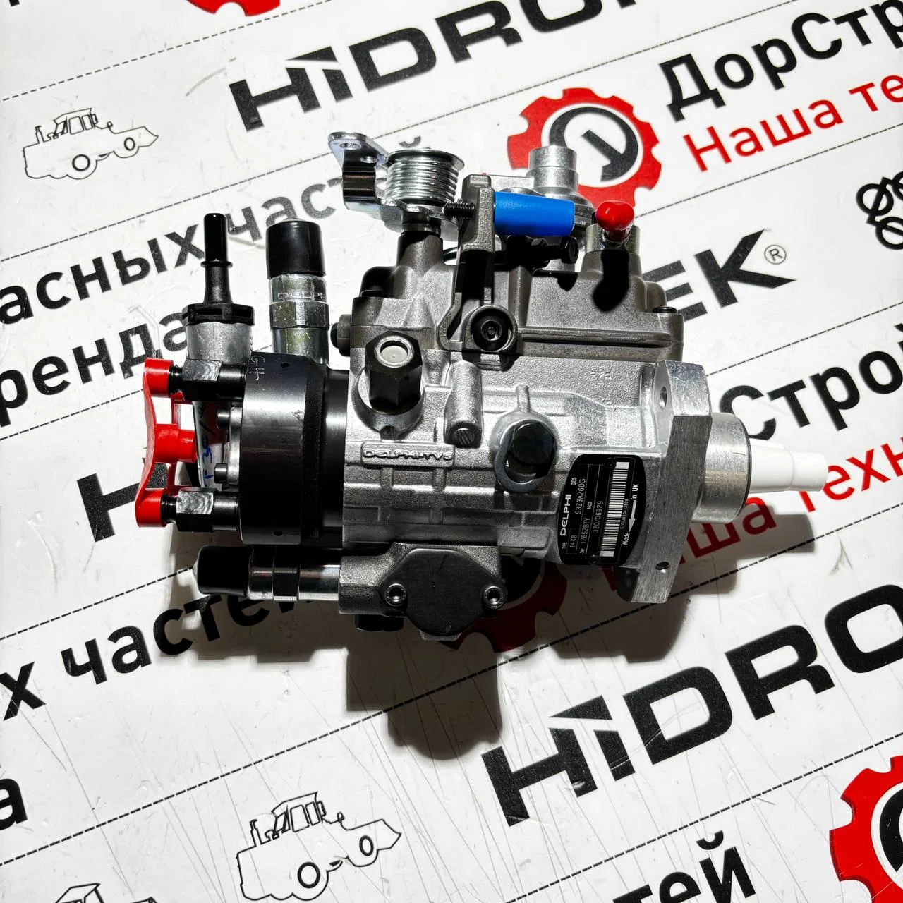 Топливный насос высокого давления (ТНВД) на двс JCB 3CX (Delphi 9323А260G) / 320/06929 / 320/06738