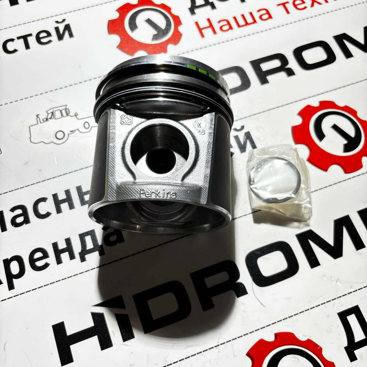 Поршень в сборе с кольцами двс Perkins NM75147 (2 ремонт) / U5PR0062D