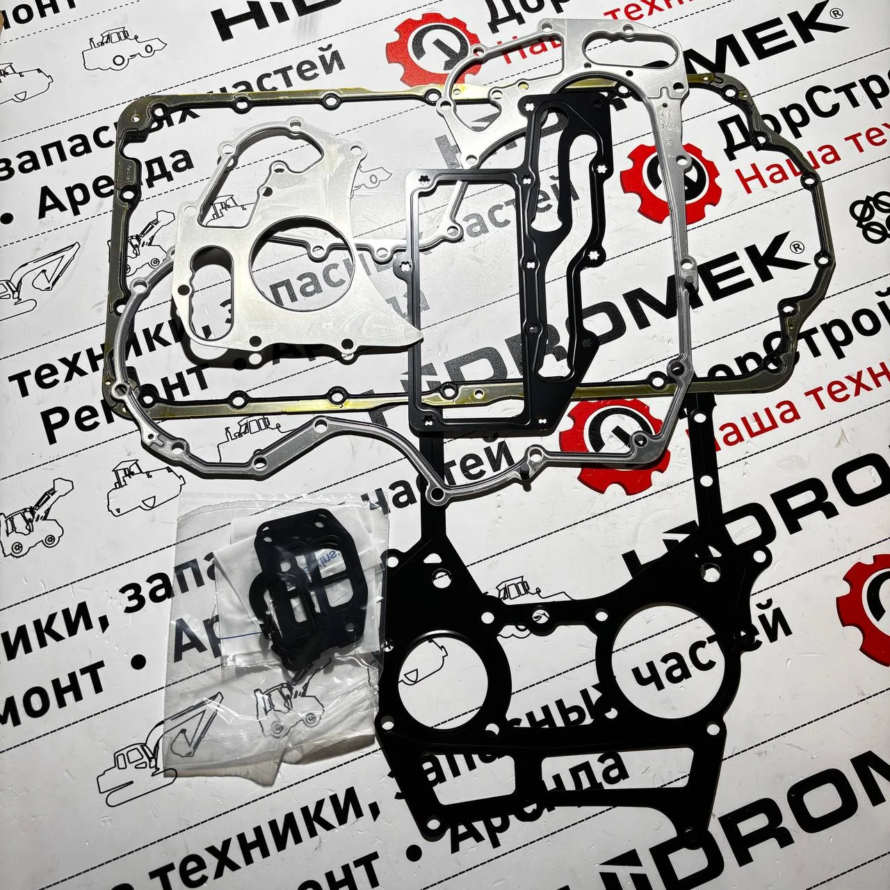 Комплект прокладок нижний двc Perkins CAT3054, CAT428E, RE37897 / 10000-02859