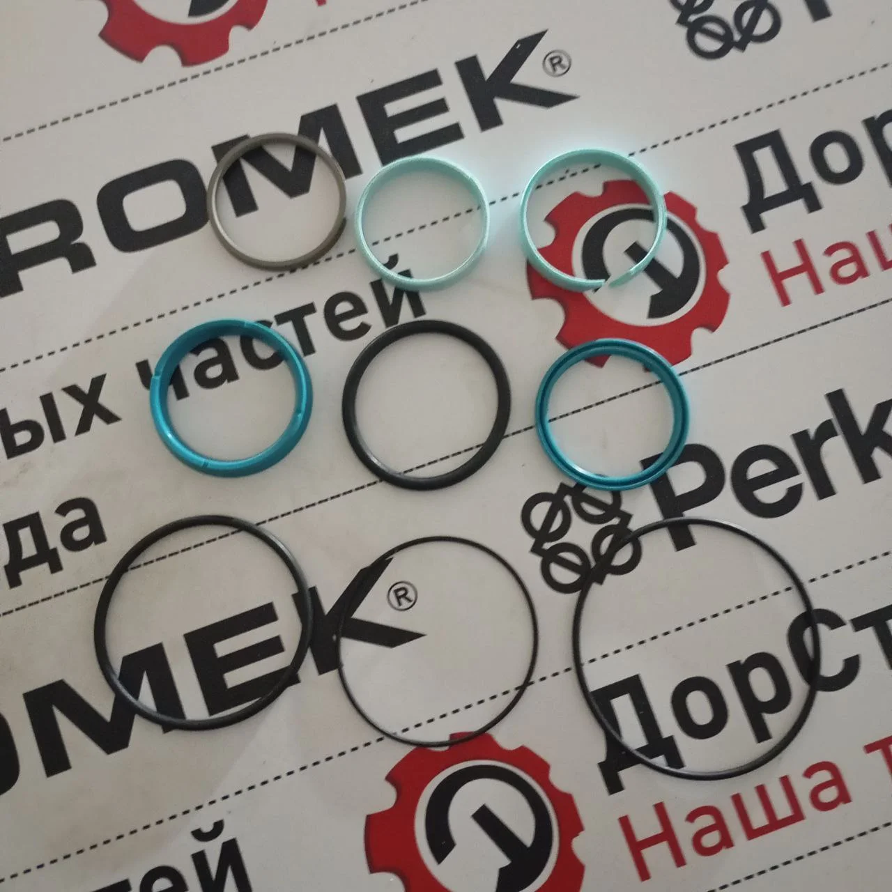 Ремкомплект штока г/ц опрокидывания переднего ковша,Hidromek