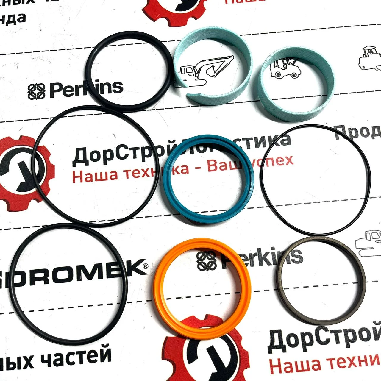 Ремкомплект гидроцилиндра ковша (шток), Hidromek Alpha